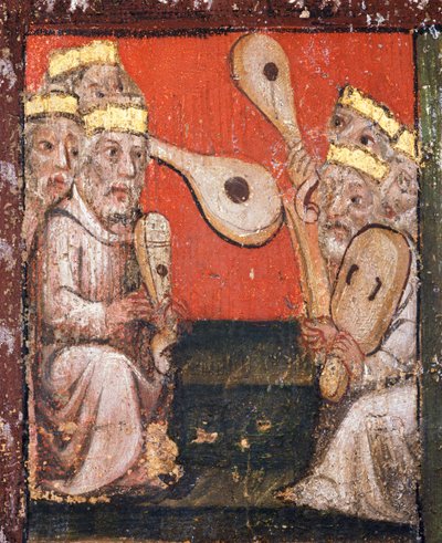 Muurschildering in de kapittelzaal, Westminster Abbey, Londen door Unbekannt