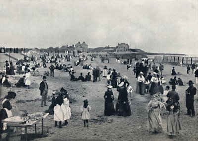 Walton-on-the-Naze - Scène op het strand door Unbekannt