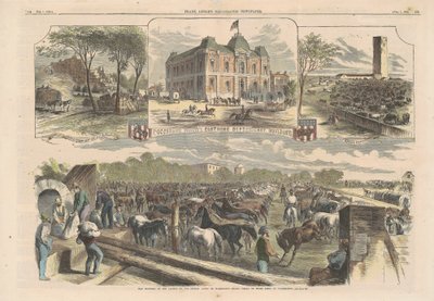 Oorlogsschetsen in de hoofdstad, 1862 door Unbekannt