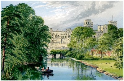 Warwick Castle, Warwickshire, huis van de Graaf van Warwick, ca. 1880 door Unbekannt