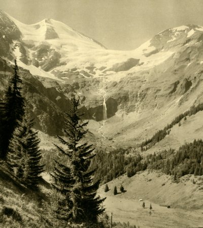 Waterval bij Käfertal in Ferleiten, Oostenrijk, ca. 1935 door Unbekannt