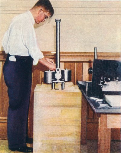 Het Wegen van de Aarde, 1938 door Unbekannt