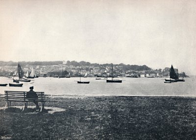 West Cowes - Uitzicht vanaf East Cowes, 1895 door Unbekannt