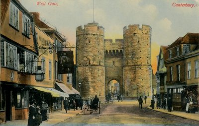 West Gate, Canterbury, eind 19e-begin 20e eeuw door Unbekannt