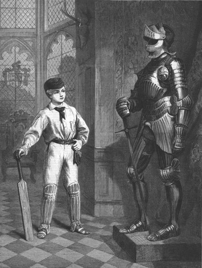 Wat een vrolijke wicketkeeper zou hij zijn, 1875 door Unbekannt