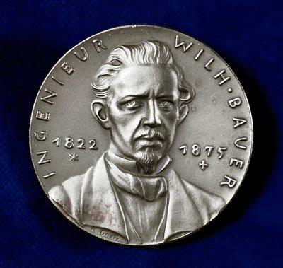 Wilhelm Bauer 1822-1875, Duitse uitvinder en pionier in de bouw van onderzeeërs door Unbekannt