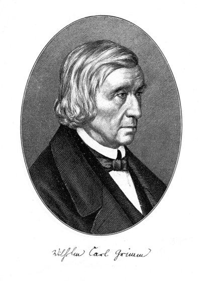 Wilhelm Carl Grimm, Duitse auteur, 1887 door Unbekannt