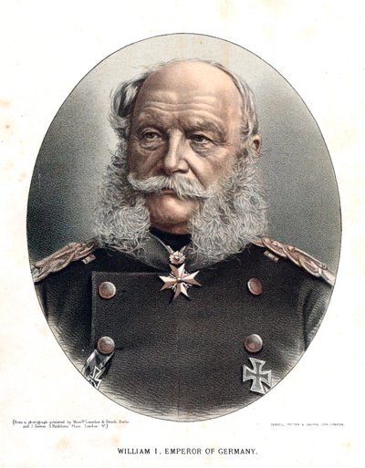 Wilhelm I, Koning van Pruisen en Keizer van Duitsland, ca. 1880 door Unbekannt