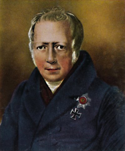 Wilhelm von Humboldt 1767-1835 - Schilderij van Fr. Krüger, 1934 door Unbekannt