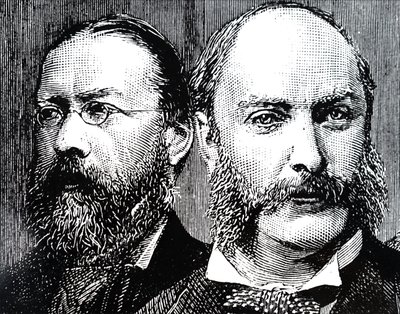 William Henry Preece en John William Strutt door Unbekannt