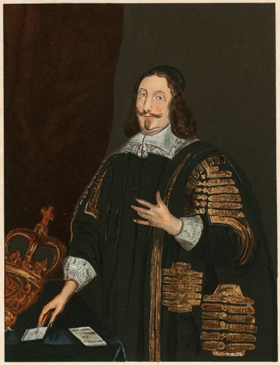 William Lenthall, 17e eeuw Engelse parlementariër en advocaat, ca. 1843 door Unbekannt