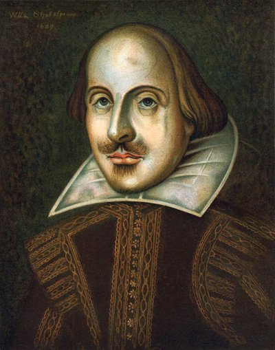 William Shakespeare, Engelse toneelschrijver, 1609 door Unbekannt
