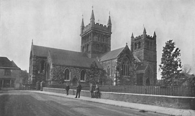 Wimborne Minster, ca. 1910 door Unbekannt