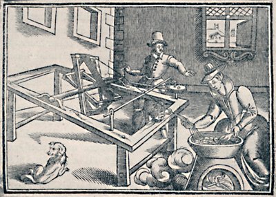 Zijde Afwikkelen, ca. 1600, 1903 door Unbekannt