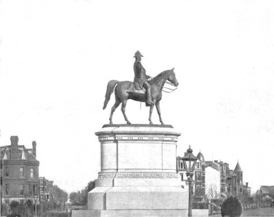 Winfield Scott Standbeeld, Washington DC, VS, ca. 1900 door Unbekannt