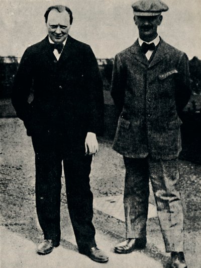 Winston Churchill en George Lambert, 1912 door Unbekannt