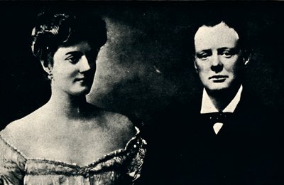 Verloving van Winston Churchill, ca. 1908, 1945 door Unbekannt