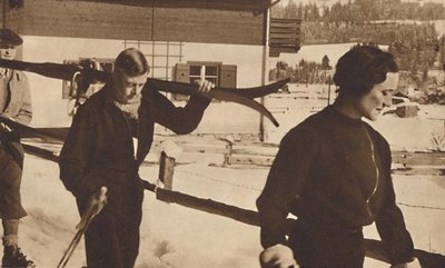 Wintersport, Oostenrijk door Unbekannt