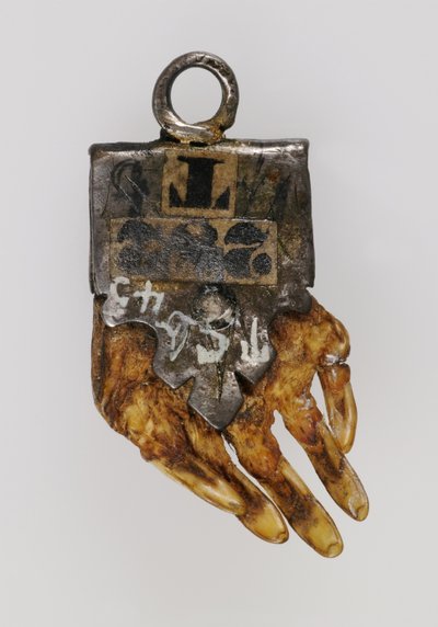 Heksenmol poot Amulet, 18e eeuw door Unbekannt