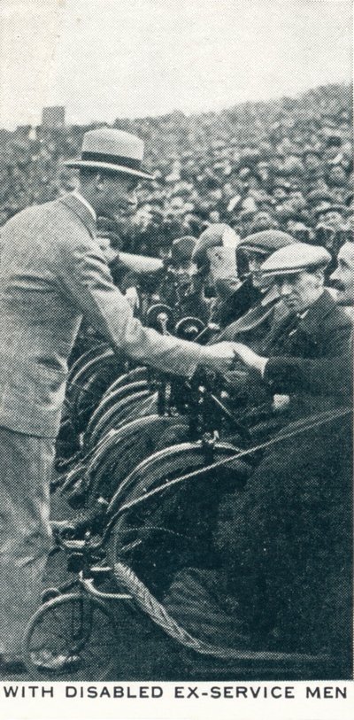 Met gehandicapte ex-dienstmannen, 1922 1937 door Unbekannt