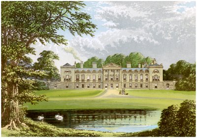 Woburn Abbey, Bedfordshire, huis van de Hertog van Bedford, c1880 door Unbekannt
