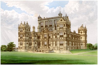 Wollaton Hall, Nottingham, Nottinghamshire, huis van Lord Middleton door Unbekannt