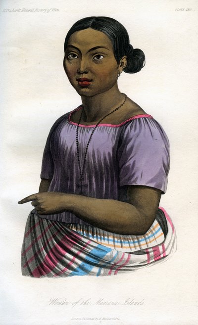 Vrouw van de Marianen, 1848 door Unbekannt