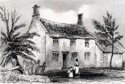 Woolsthorpe Manor, nabij Grantham, Lincolnshire, geboorteplaats van Sir Isaac Newton door Unbekannt