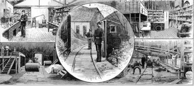 Werknemers bij Nobel Explosives Company Limited, Ardeer, Ayrshire, 1884 door Unbekannt