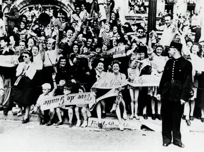 Wereldoorlog 2: Bevrijding van Parijs, 1944 door Unbekannt