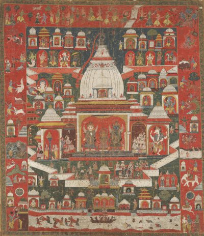 Aanbidding van Heer Jagannatha in zijn Tempel in Puri door Unbekannt