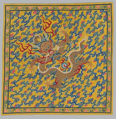 Omslag voor de Tapijtscroll Mingling of Clear and Muddy Water..., 1736-95 door Unbekannt