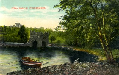 Wray Castle, Claife, Lancashire, begin 20e eeuw door Unbekannt