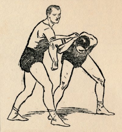 Worstelen, 1912 door Unbekannt