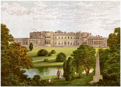 Wynyard Park, County Durham, huis van de Markies van Londonderry, ca. 1880 door Unbekannt