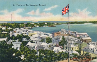 De stad St. Georges, Bermuda, begin 20e eeuw door Unbekannt
