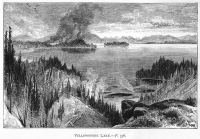 Yellowstone Lake, 19e eeuw door Unbekannt