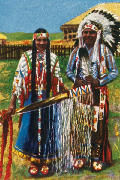 Jonge indianen, c1928 door Unbekannt