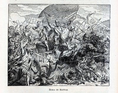 Ziska in de Slag, 1882 door Unbekannt