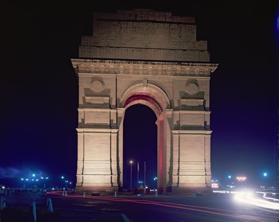 All India War Memorial Arch, New Delhi door Sir Edwin Lutyens (1869-1944) door Unbekannt Unbekannt