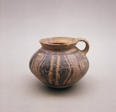 Chinese aardewerken pot, ca. 2500 v.Chr. door Unbekannt Unbekannt