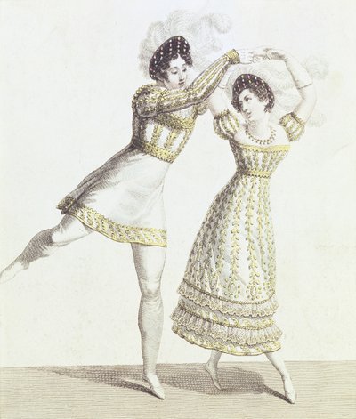 Kostuumontwerp voor een ballet in het Koninklijk Operahuis (ontwerper onbekend) door Unbekannt Unbekannt