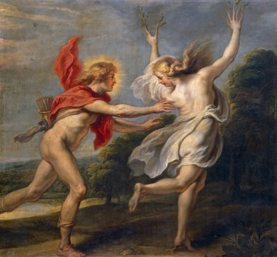 Daphne en Apollo door Unbekannt Unbekannt