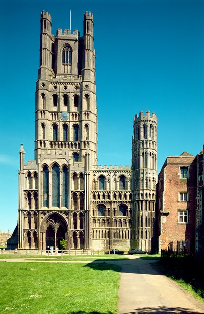 Ely Kathedraal, Westgevel door Unbekannt Unbekannt