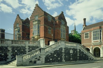 Exterieur van Harrow School, Middlesex door Unbekannt Unbekannt