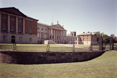 Exterieur van de zuidkant, Kedleston Hall, Derbyshire, gebouwd 1759-65 door Unbekannt Unbekannt
