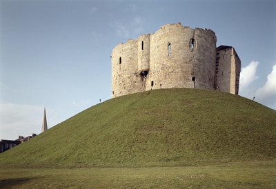 Exterieur van Cliffords Tower, York, North Yorkshire door Unbekannt Unbekannt