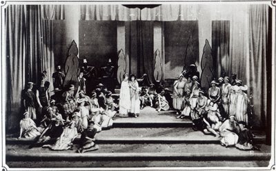 Eerste toneelvoorstelling in Engeland van Händels oratorium Semele, 1925 door Unbekannt Unbekannt