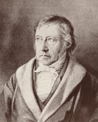Georg Hegel door Unbekannt Unbekannt