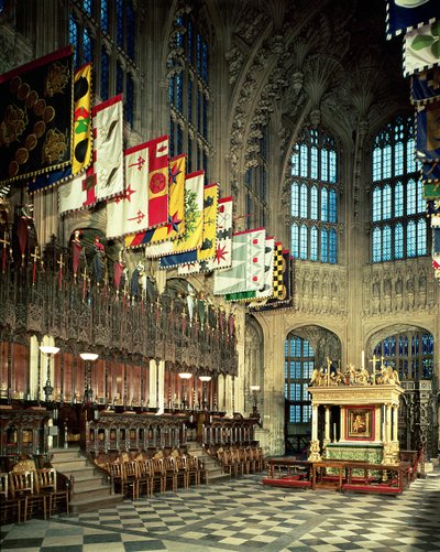 Henry VII Lady Chapel, begonnen in 1503, Engelse School, Westminster Abbey, Londen, VK door Unbekannt Unbekannt
